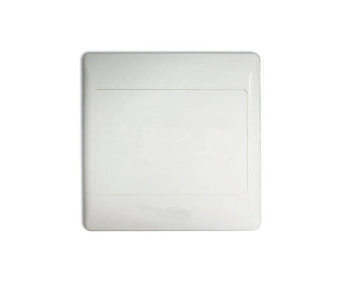 Blank white pvc cover plate 4x4 GF-BP-B4001-4X4