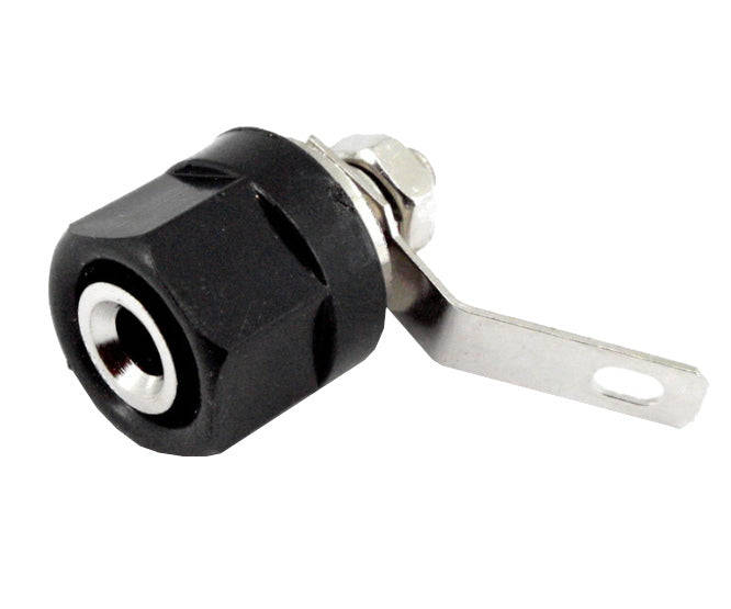 Socket banana 4mm blk 16x29 k212bk