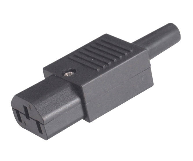 C13 iec socket in-line re-wire not keyed k24165u
