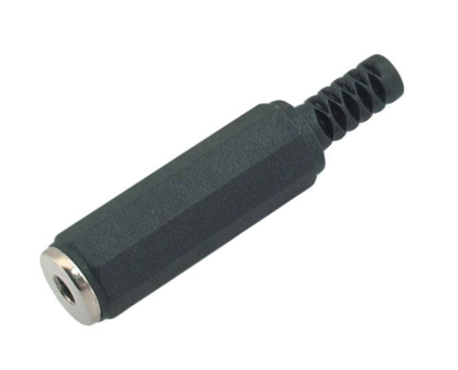 Socket mono 3.5 oc in-line w/sleave k3505
