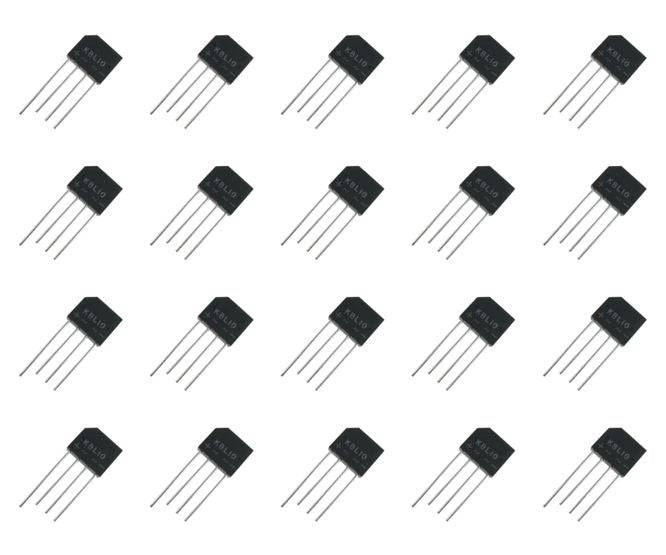 Bridge rectifier sil +aa- 1000v 4a - 500/b kbl10