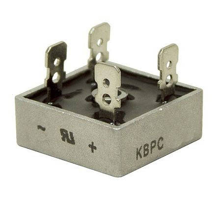Aluminium bridge rectifier square 1kv 50a kbpc5010