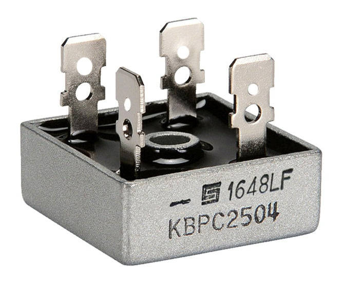 Bridge rect sqr 400v 25a alu kbpc2504