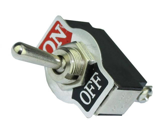 Toggle switch medium spst scr ON-OFF legend KN3B-101A