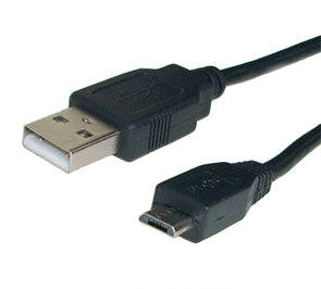 Lead usb a plug to micro b plug 1.5m 190266