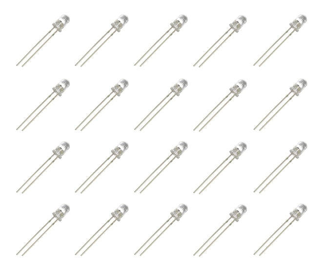 Led 5mm cl-red rnd 12kmcd 15d - 1k/bag 5r3vc-a15u625