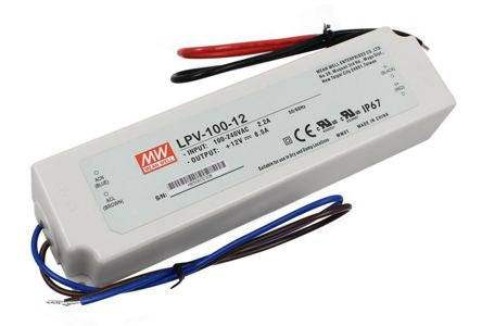 Power supply encl. led driver i=220 o=12v 8.5a 100w lpv-100-12