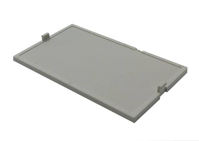 Panel with hooks, grey, 4m with frame large m-00346-03