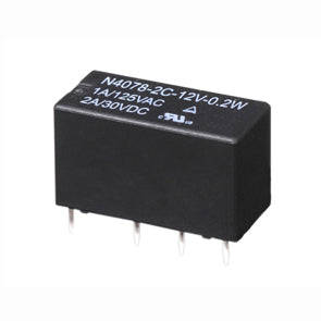 Relay dpdt 1a 24vdc rect 8pcb n4078-2c-dc24v-0.2w