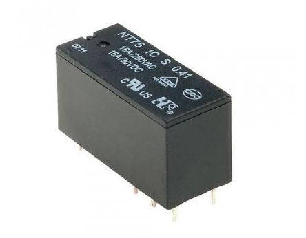 Relay dpdt 8a 12vdc rect 8pin nt75-2cs8dc12v0.41 5.0