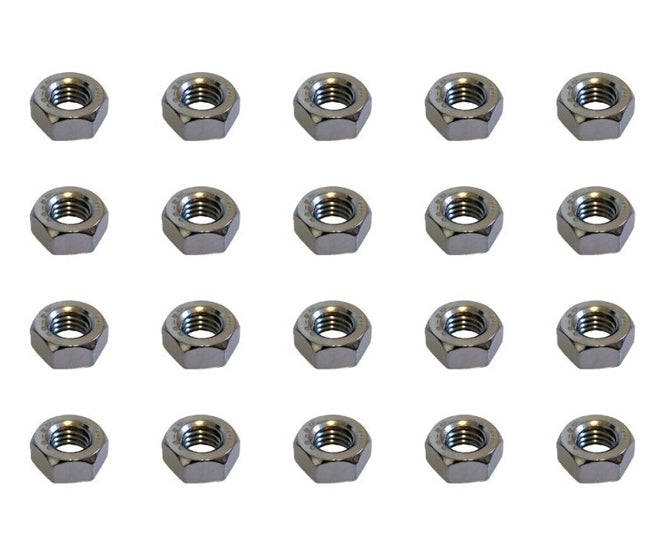 Bag of nuts hex m3 plated - 1k/bag nt3-1k