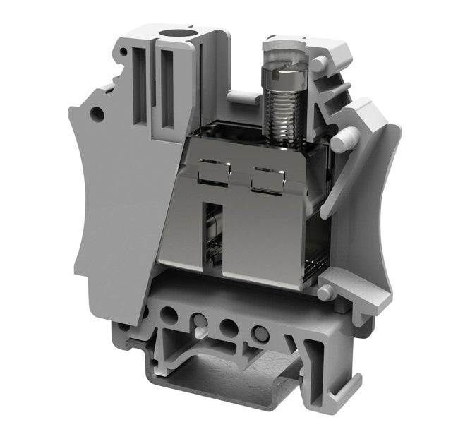 Terminal block din-rail 125a p=15.2 pc35-01p-11-00a(h)