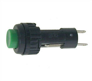 Push but rnd mom grn spst 24v 1.10.107.011/0507