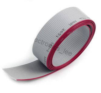 Flat ribbon cable grey 8w awg28-8g