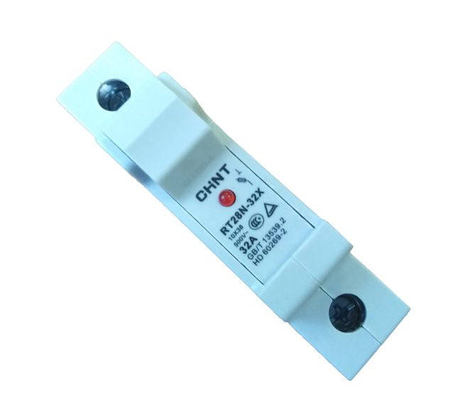 Holder for round fuse 10x38 w/led rt28n-32x-1p
