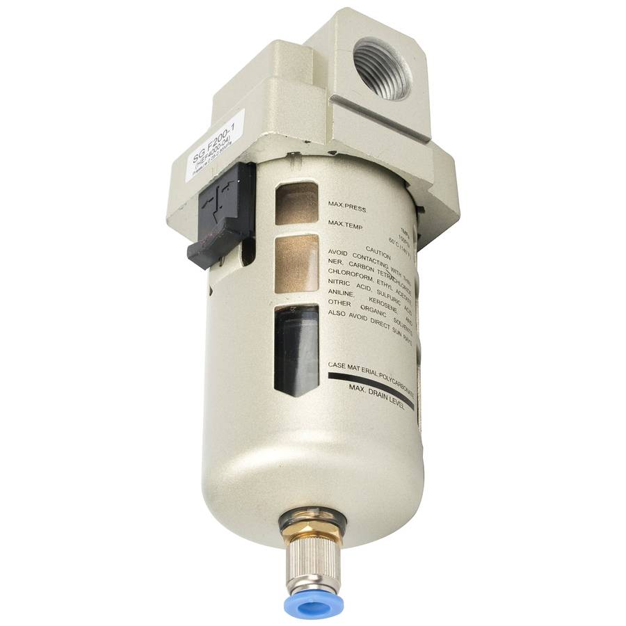 Filter in line 1/2' water trap