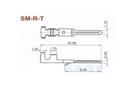 Terminal plug 2.54mm pitch sm-r series sm-r-t