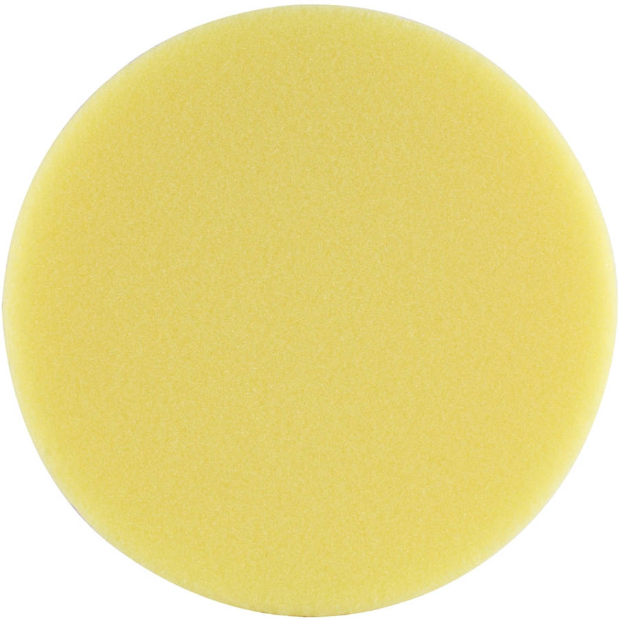 Foam pad hook and loop yellow sponge 150mm 6' heavy cutting