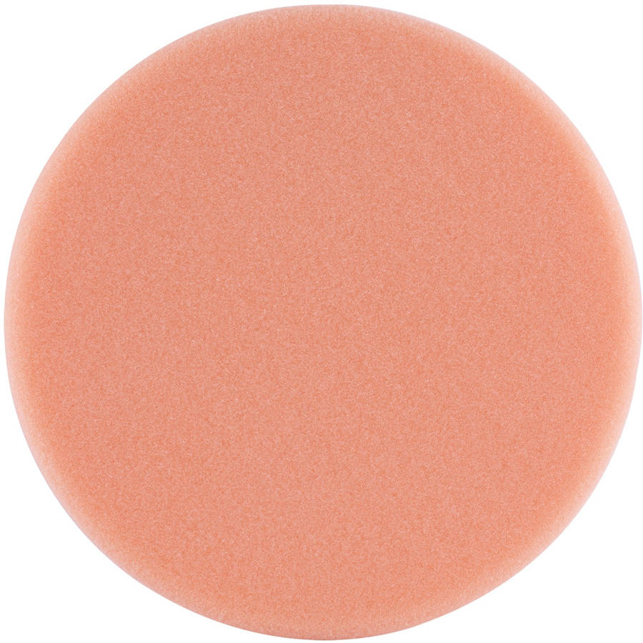 Foam pad hook and loop orange sponge 150mm 6' light compounding