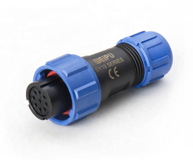 In-line socket/ female 9p ip67 bayonet sy1310/s-9-ii-n