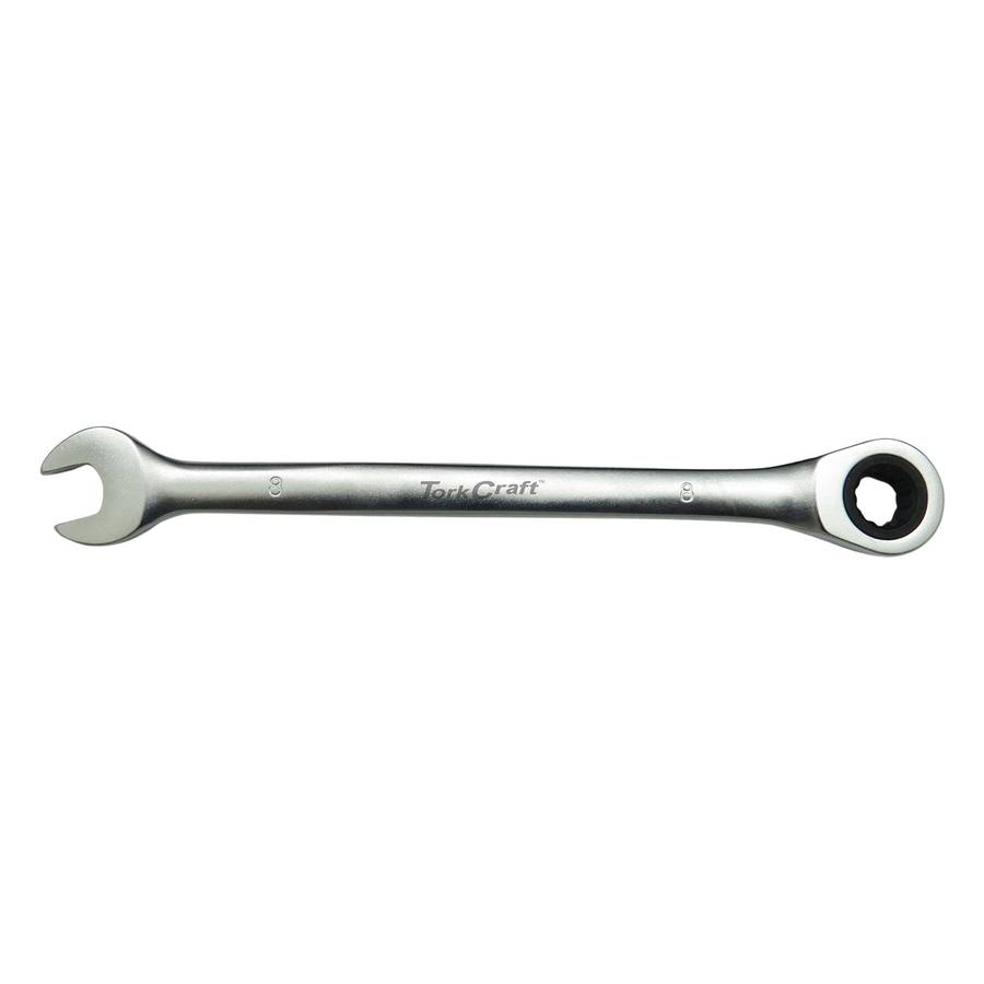 Combination ratchet wrench 8mm fixed head spanner