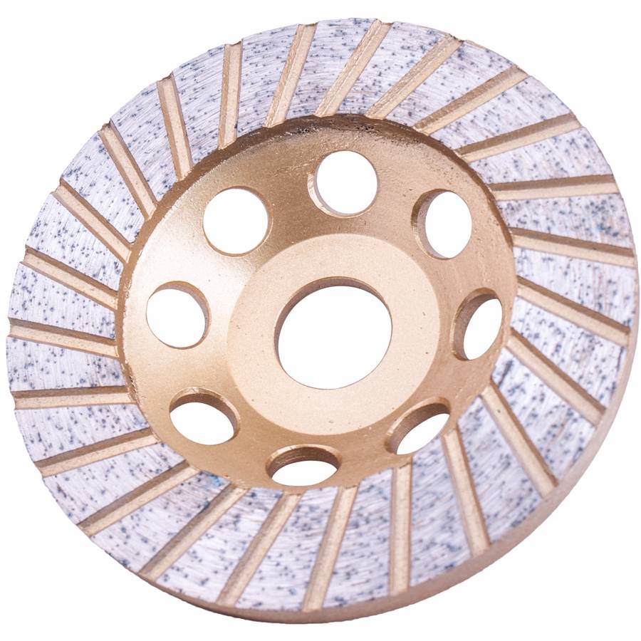 Dia. cup wheel 115mm x 22.23mm turbo laser welded
