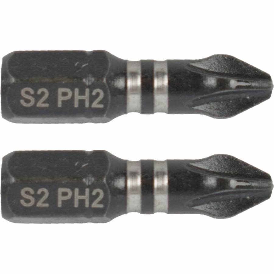 Impact phil.2 x 25mm ins.bit 2/card ph2