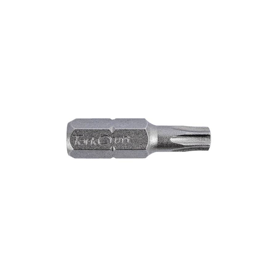 Torx tamper resistant insert bit t25h x 25mm bulk