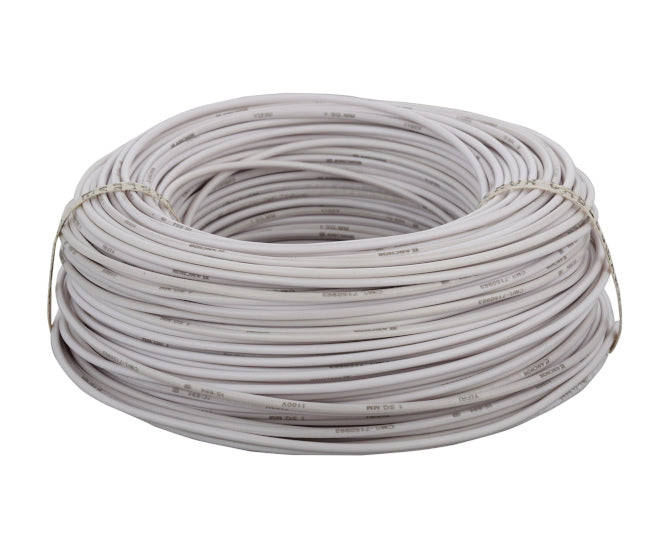 Wire m/s csa=0.2 o=1.4 white - 100m/roll ul1007-str-awg24 white