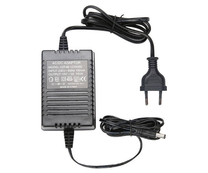 W/m power adapter i=220v o=15v 600ma x2f48-15800d