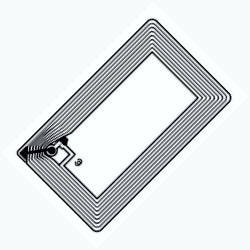 Invengo transit, slix, paper face tag / label xctf-3007-c38-fpi *d*