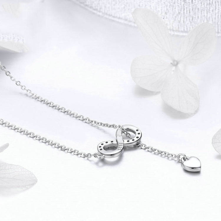 Charm S925 Sterling Silver Lady Necklace