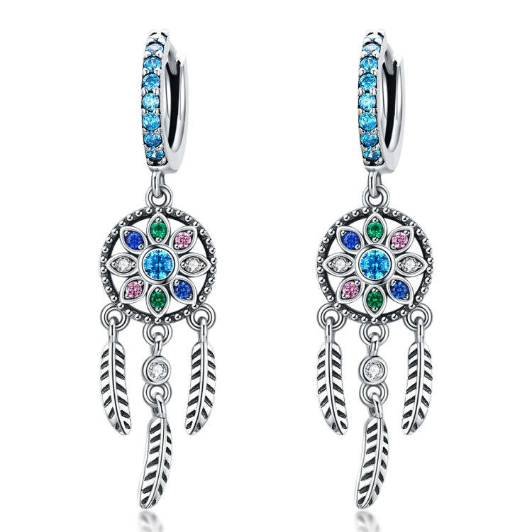 S925 Sterling Silver Retro Long Tassel Earrings