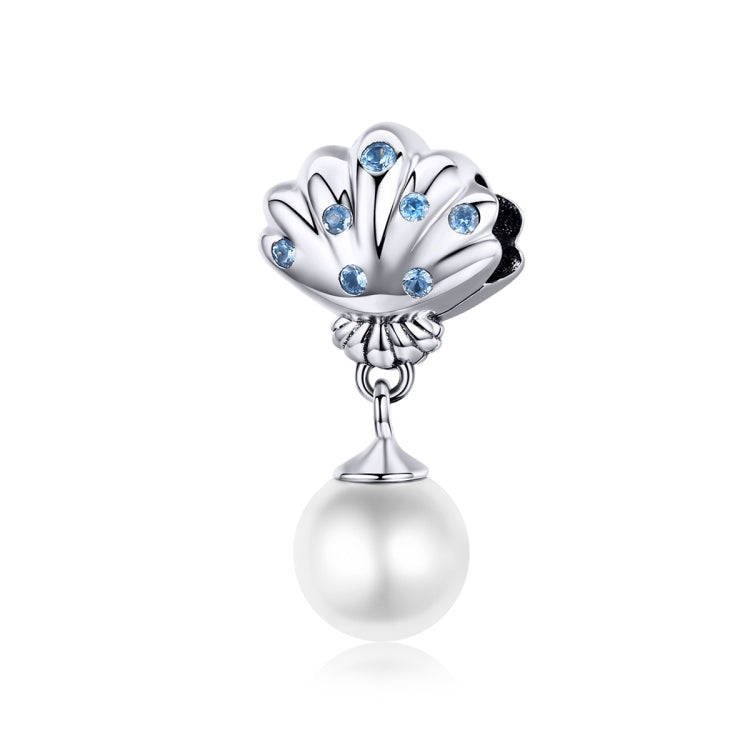 S925 Sterling Silver Scallop Pearl Beaded DIY Bracelet Accessories