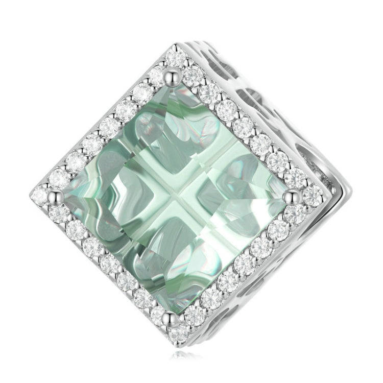 DIY Bracelet Beading Accessories Fresh Natural S925 Silver Pendant, Style: Four-leaf Clover BSC667