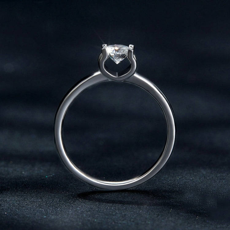 MSR007 Sterling Silver S925 Spirit Moissanite  Ring(No.8)