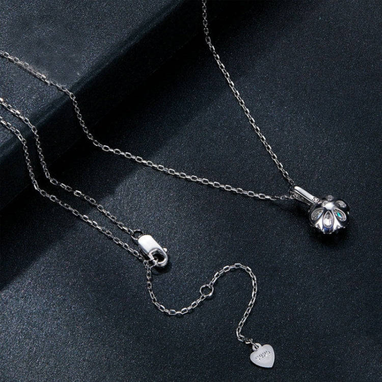 MSN007 Sterling Silver S925  Zircon Moissanite Necklace