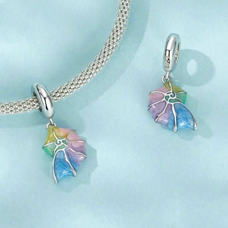 S925 Sterling Silver Neon Color Conch Bracelet Beaded(SCC2709)