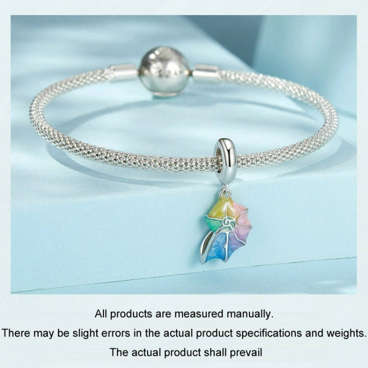 S925 Sterling Silver Neon Color Conch Bracelet Beaded(SCC2709)