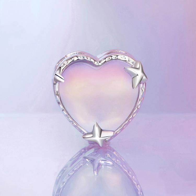 S925 Sterling Silver Electroplated Aurora Love Butterfly DIY Beads(SCC2941)