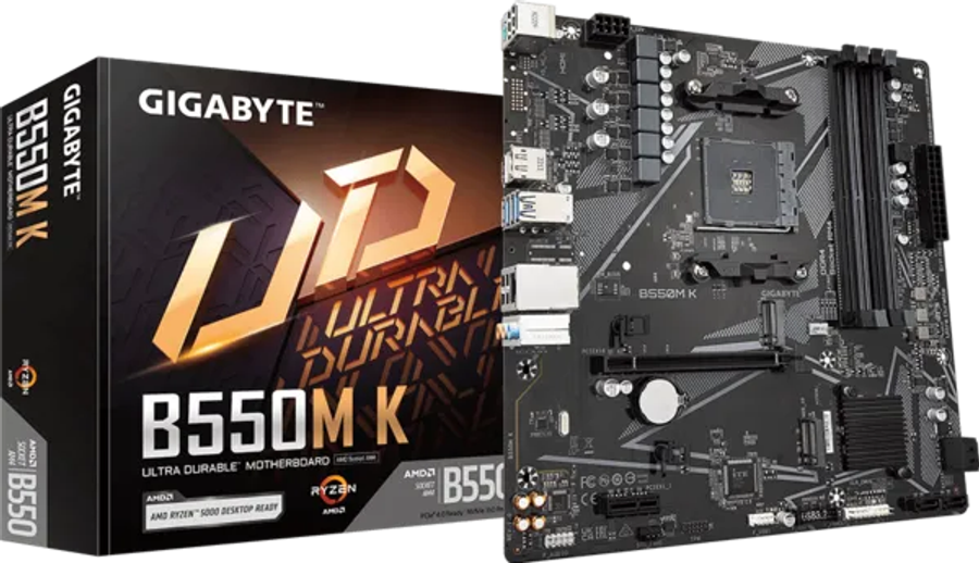 Gigabyte B550M K Ultra Durable B550M-K AMD B550 Ryzen Socket AM4
