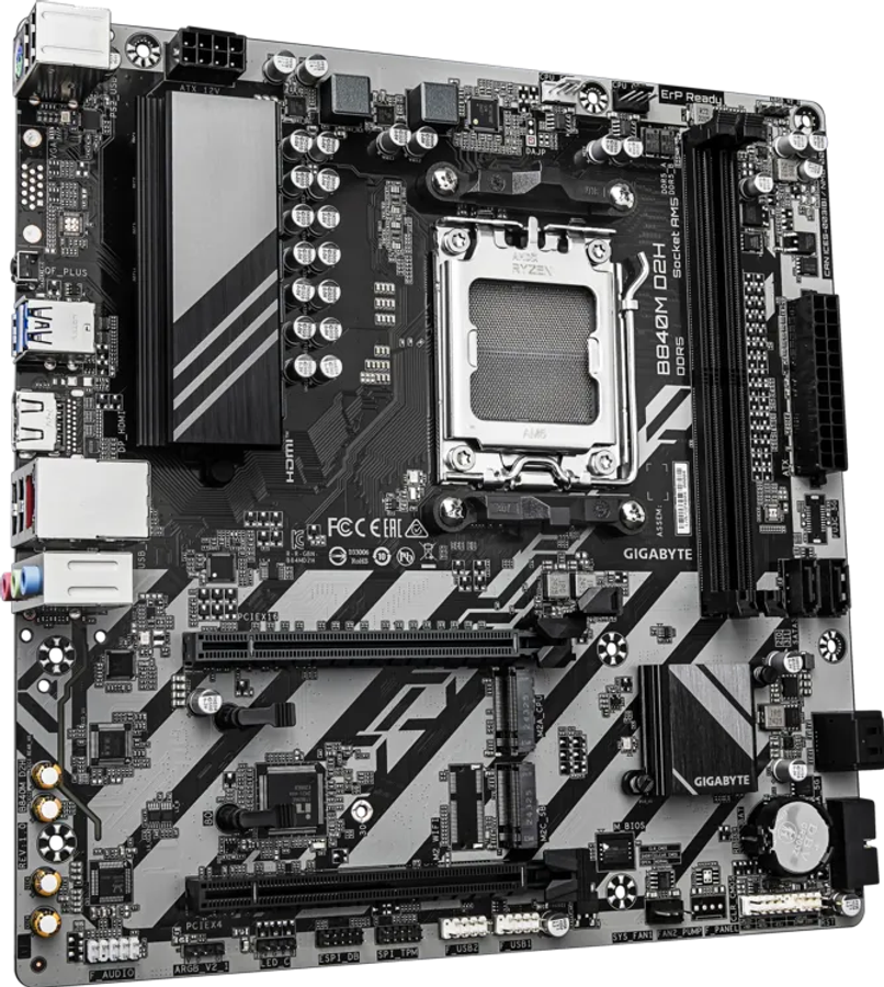 GIGABYTE B840M D2H DDR5 AMD Socket AM5 Motherboard