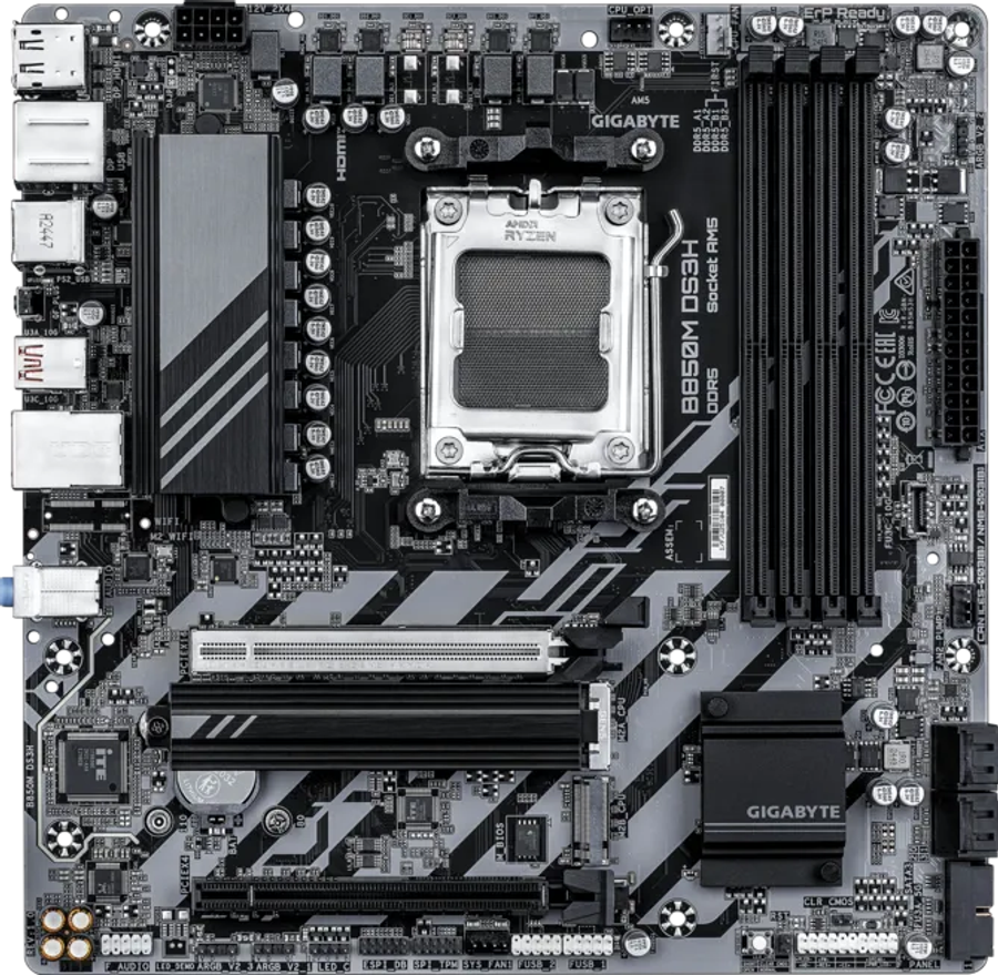 GIGABYTE B850M DS3H DDR5 AMD Socket AM5 Motherboard