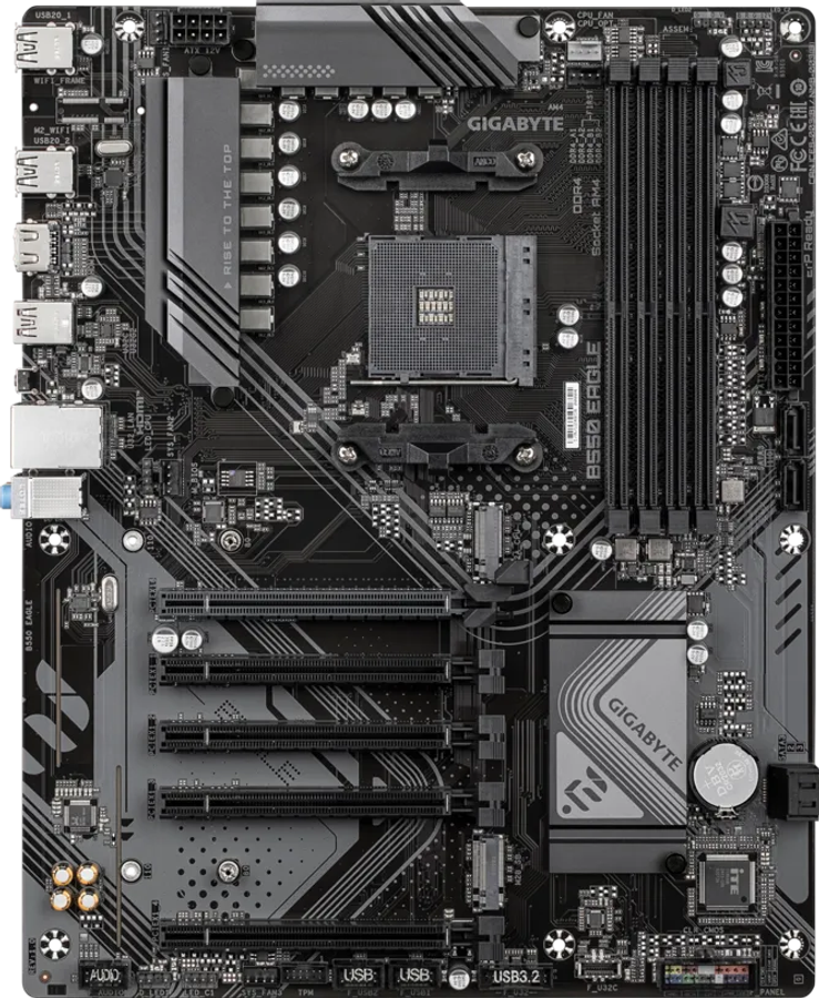 GIGABYTE B550 EAGLE AMD AM4 Motherboard  DDR4 Motherboard with 3x M.2, HDMI & DisplayPort