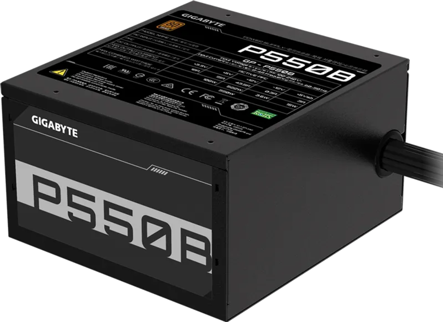 GIGABYTE P550B 550W 80 PLUS Bronze ATX Power Supply
