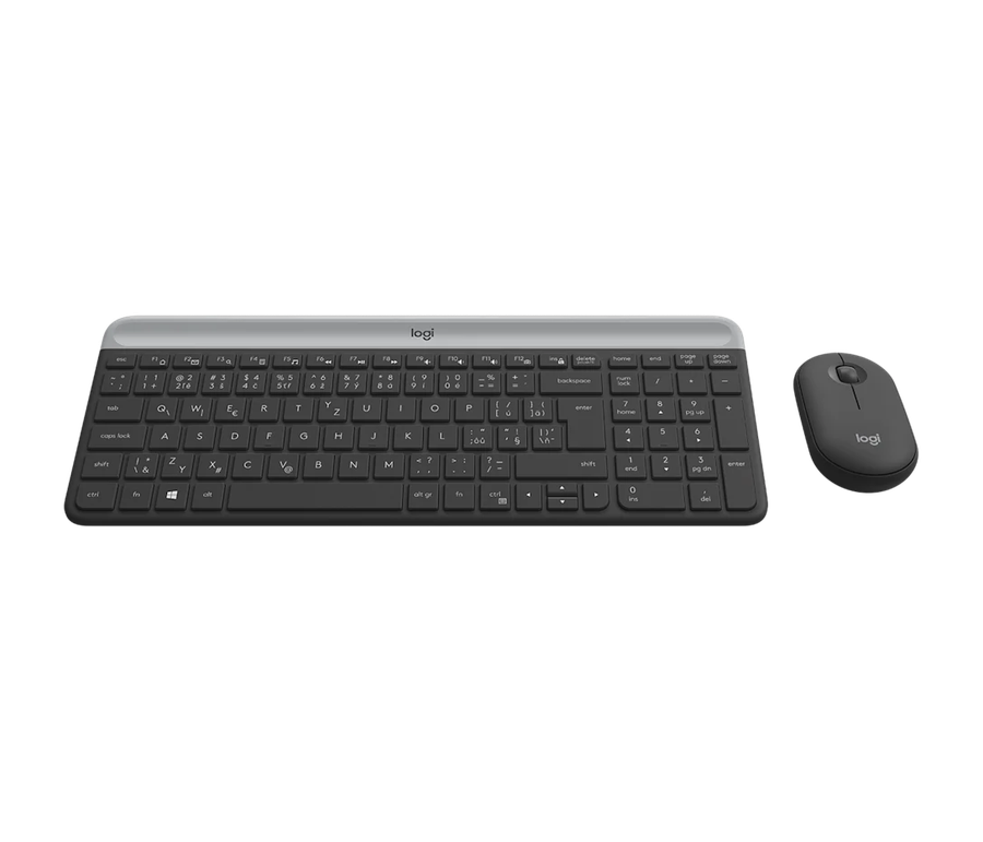 Logitech Wireless Keyboard and Mouse Combo MK470 - Graphite
