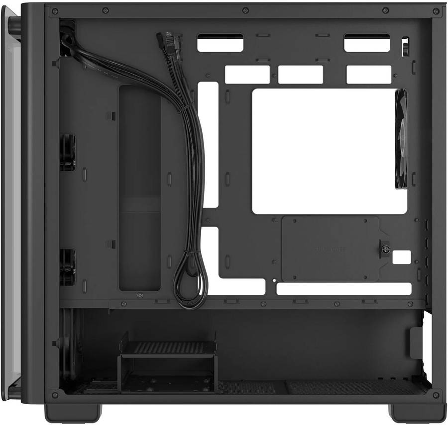 ASUS A23 PLUS TG ARGB Black Mid-Tower Case - 4x120mm Fans, Micro/Mini ATX