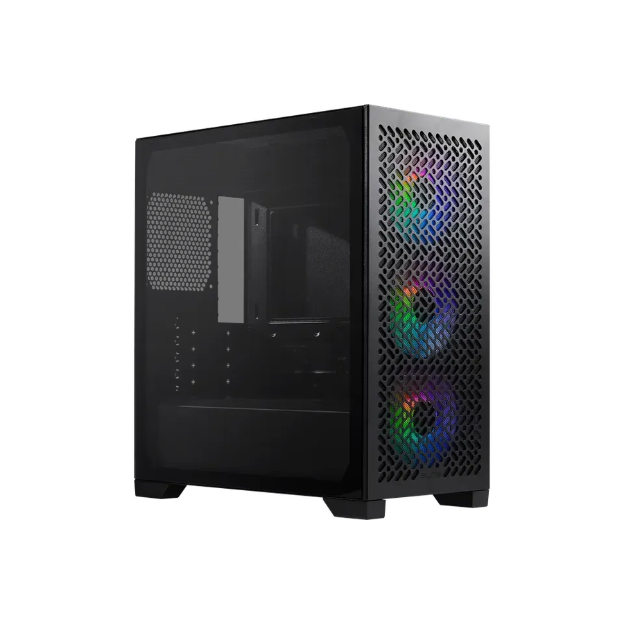 Cooler Master Elite 302 Black Micro-ATX Case with 600W PSU  E302-KGNN60-S00