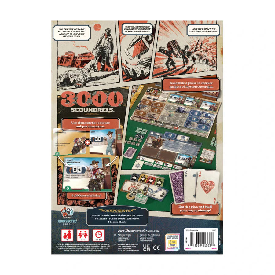 3000 Scoundrels Board Game