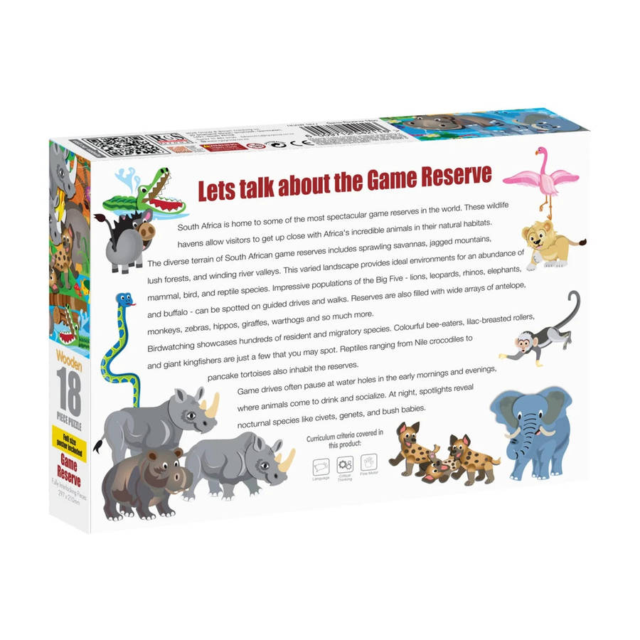 Game Reserve 18Pcs